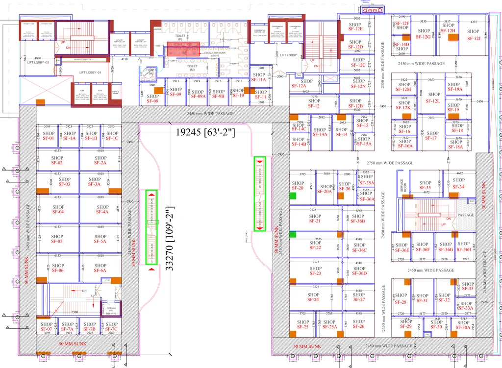 Floor Plan of Apex Park Square in Sector 16 B, Greater Noida - Image 306508
