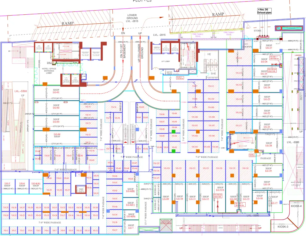 Floor Plan of Apex Park Square in Sector 16 B, Greater Noida - Image 306507