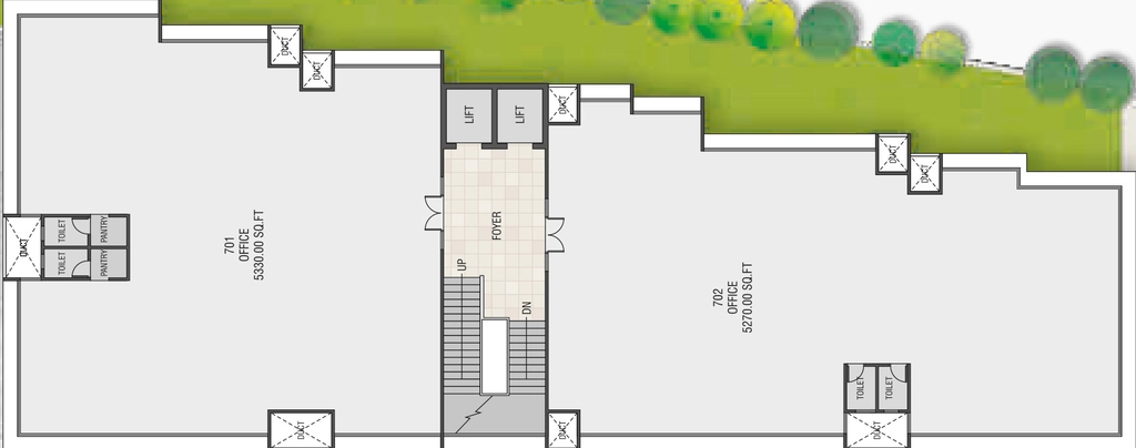 Floor Plan of Shilp Aperia Business Hub in Ambli, Ahmedabad - Image 316426