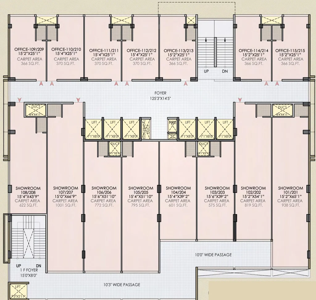 Floor Plan of AAA Anam 1 in Ambawadi, Ahmedabad - Image 315267