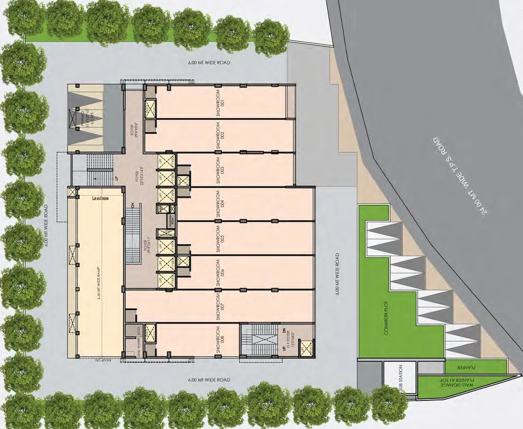 Master Plan of AAA Anam 1 in Ambawadi, Ahmedabad - Image 315263