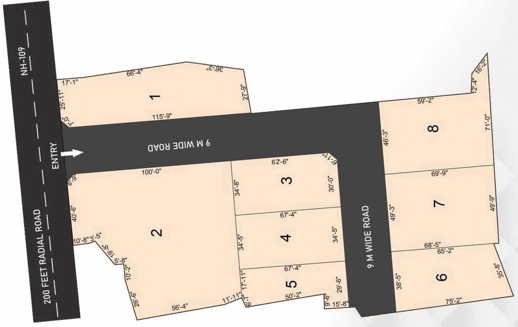 Master Plan of G Square Radial in Kovilambakkam, Chennai - Image 318056