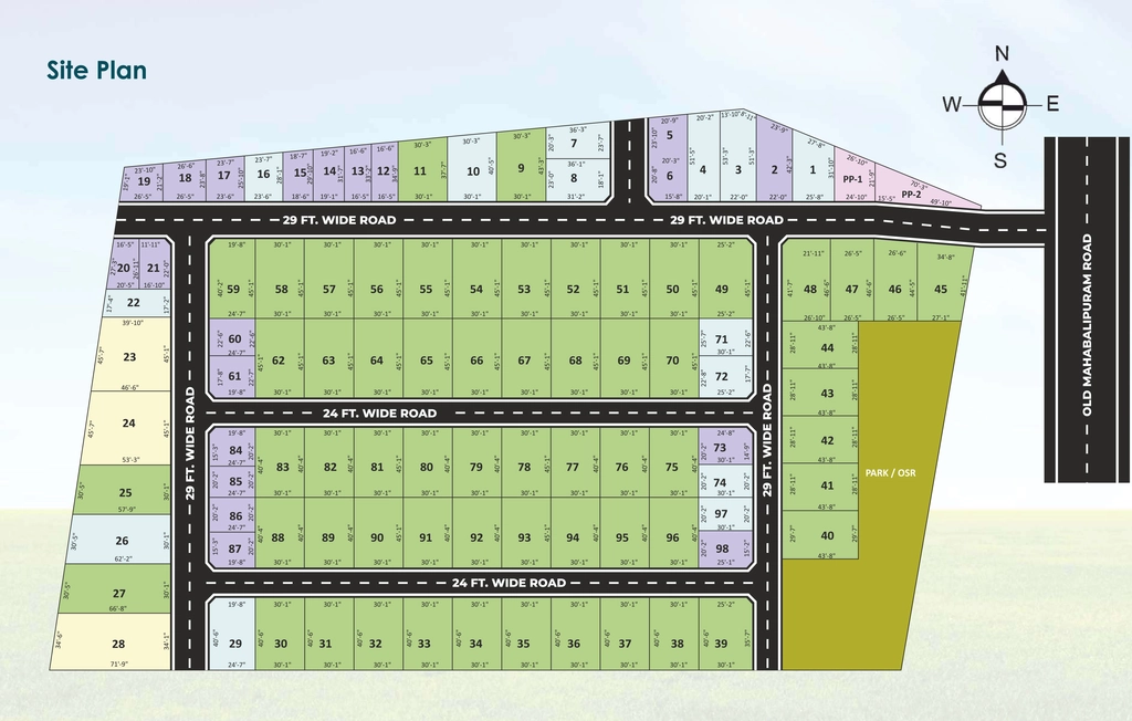 Master Plan of G Square OMR One in Siruseri, Chennai - Image 318069