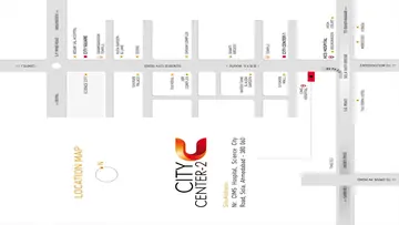 Location of Shilp City Center 2 - Image 324134