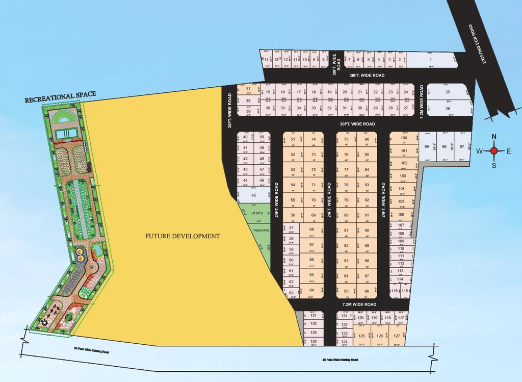 Master Plan of G Square Prestige in Thiruvidanthai, Chennai - Image 318120