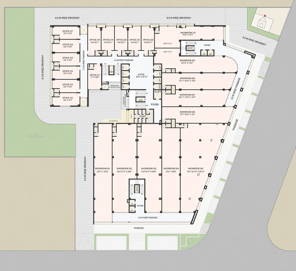 Master Plan of Binori B Brixtone Square 3 in Bodakdev, Ahmedabad - Image 315405