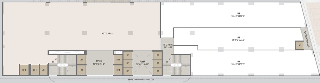 Floor Plan of V Square Westport in Thaltej, Ahmedabad - Image 316271