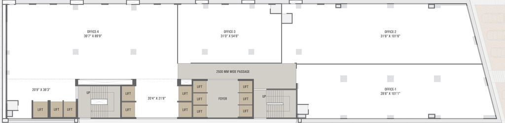 Floor Plan of V Square Westport in Thaltej, Ahmedabad - Image 316272