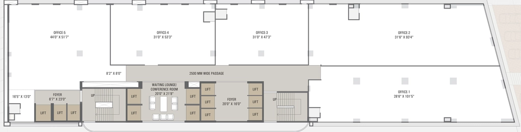 Floor Plan of V Square Westport in Thaltej, Ahmedabad - Image 316274
