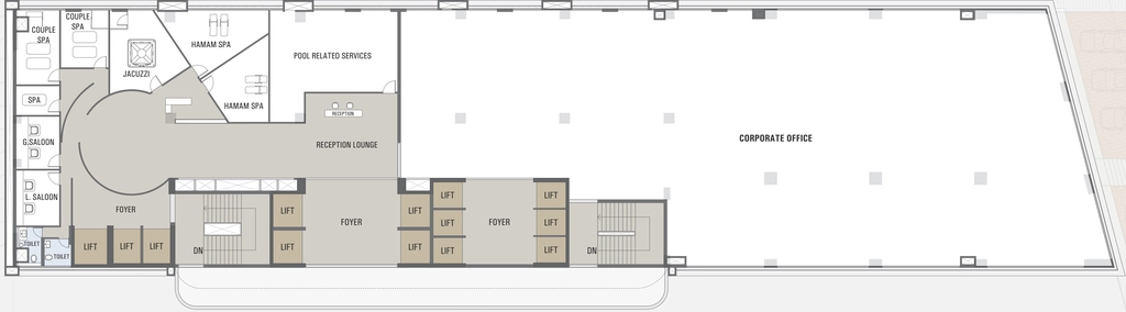 Floor Plan of V Square Westport in Thaltej, Ahmedabad - Image 316273