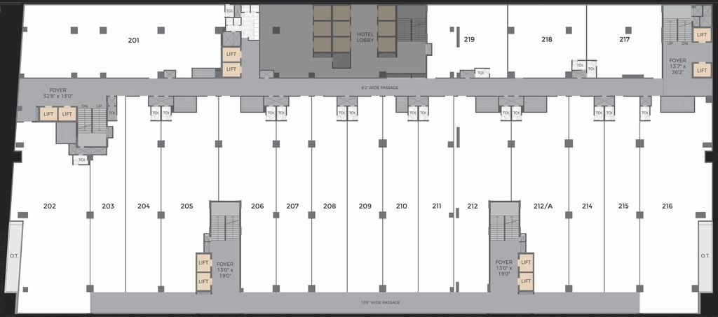 Floor Plan of Shreenathji Times Square Grand in Sindhu Bhavan Road, Ahmedabad - Image 316228