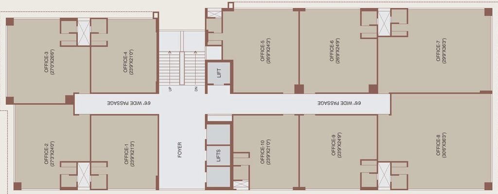 Floor Plan of Samriddhi Colonnade in Satellite, Ahmedabad - Image 318214