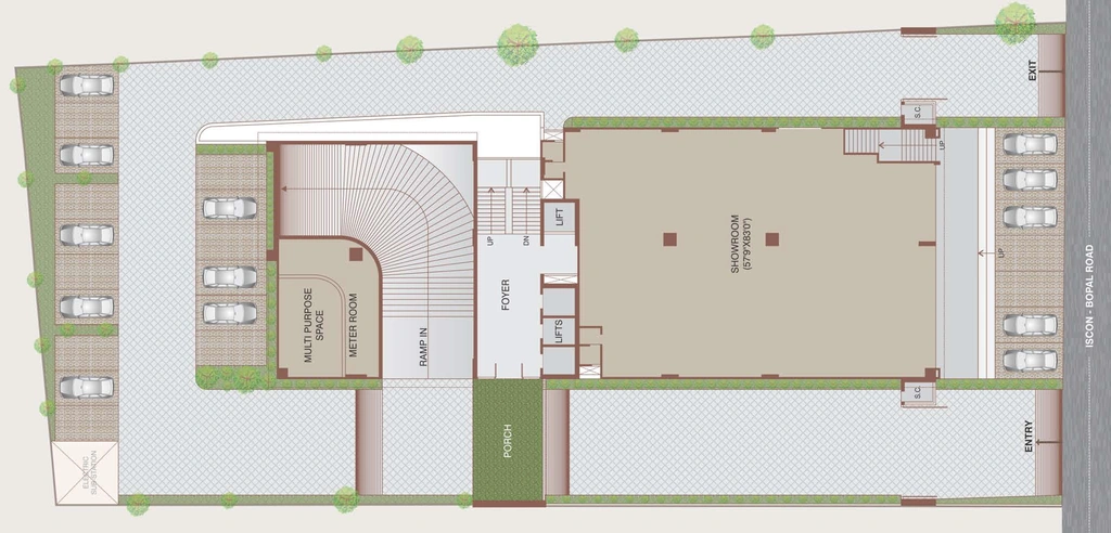 Master Plan of Samriddhi Colonnade in Satellite, Ahmedabad - Image 318212