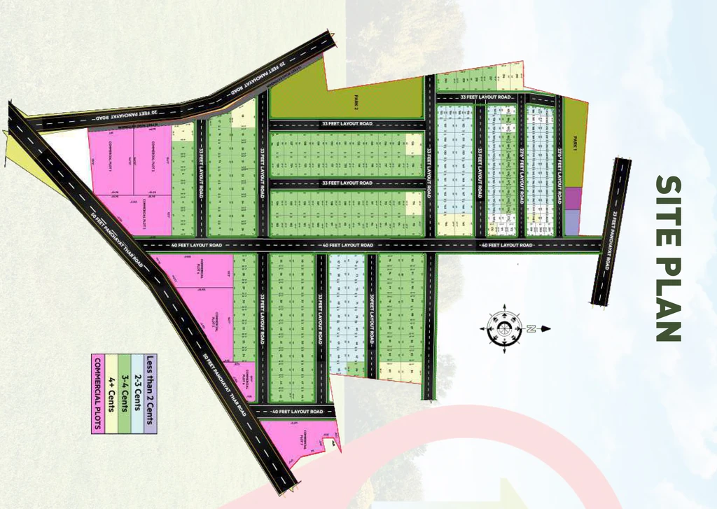 Master Plan of G Square Springfields in Sulur, Coimbatore - Image 318672