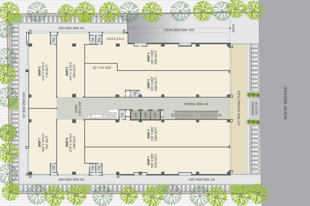 Master Plan of Alpha Business Park in Bodakdev, Ahmedabad - Image 318142