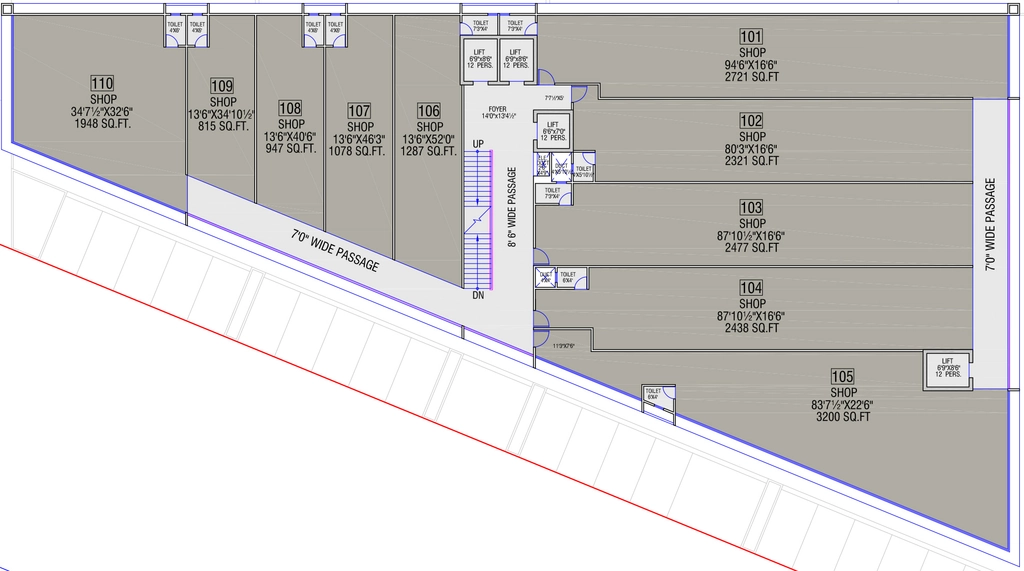 Floor Plan of Shilp Satved in Bodakdev, Ahmedabad - Image 369330