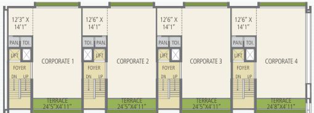 Floor Plan of Shivoham Salister in Bodakdev, Ahmedabad - Image 316461