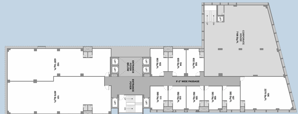 Floor Plan of Solitaire Connect in Makarba, Ahmedabad - Image 366836