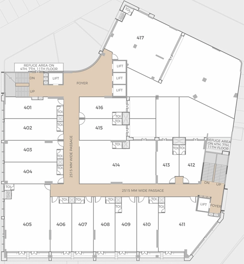 Floor Plan of Shilp Zaveri in Shyamal, Ahmedabad - Image 324152