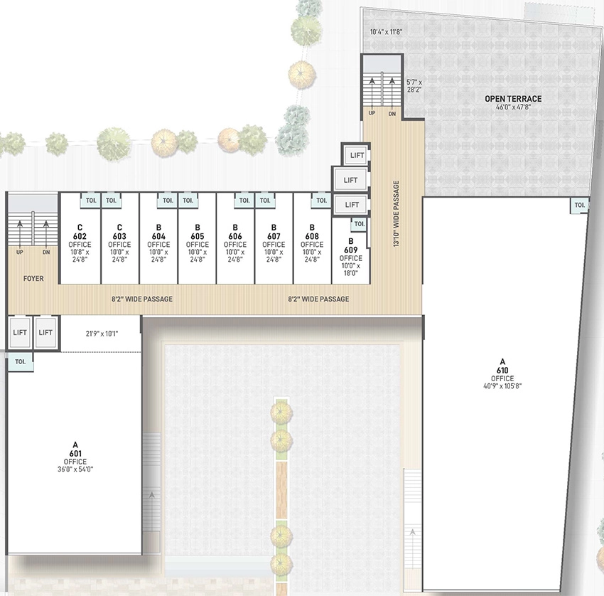 Floor Plan of Shreenath Signet 3 in Nikol, Ahmedabad - Image 324186