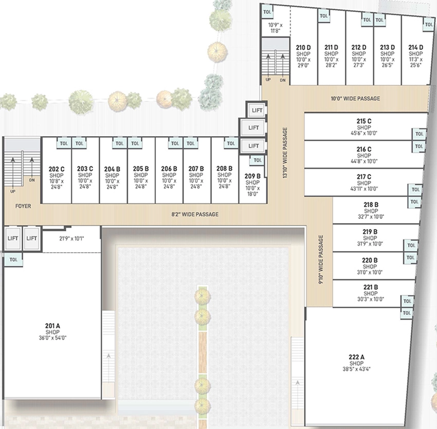 Floor Plan of Shreenath Signet 3 in Nikol, Ahmedabad - Image 324184
