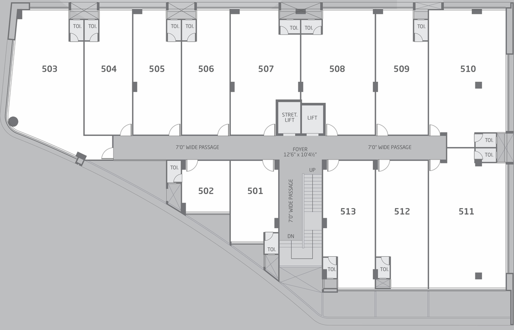 Floor Plan of Shilp One in Shilaj, Ahmedabad - Image 309637