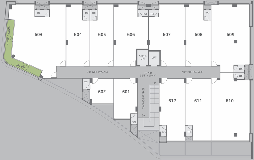 Floor Plan of Shilp One in Shilaj, Ahmedabad - Image 309638