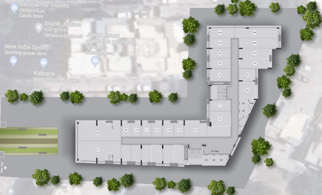 Master Plan of Narayankrupa Krupal Pathshala in Shivranjani, Ahmedabad - Image 315948