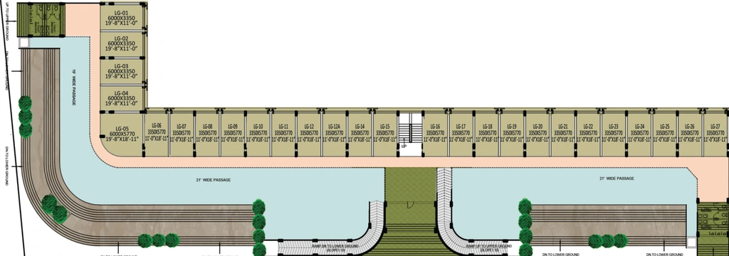 Master Plan of Commercial Nirala Greenshire Mart in Sector 2, Greater Noida - Image 310925