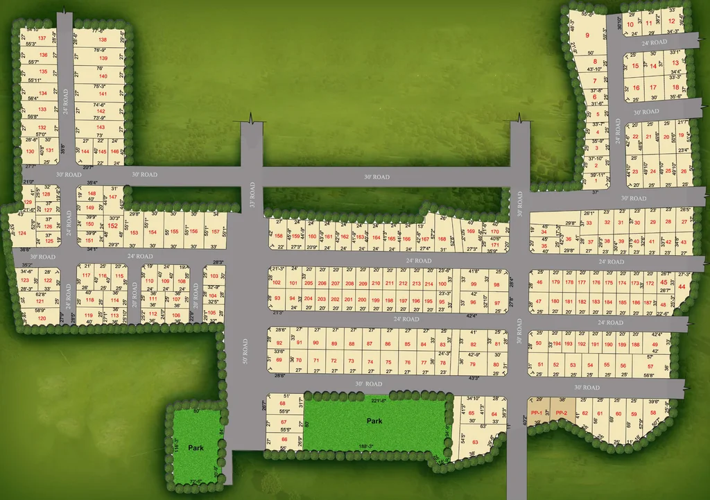 Master Plan of Steps Stone Ria Srinivasa Palms in Thirunindravur, Chennai - Image 323833