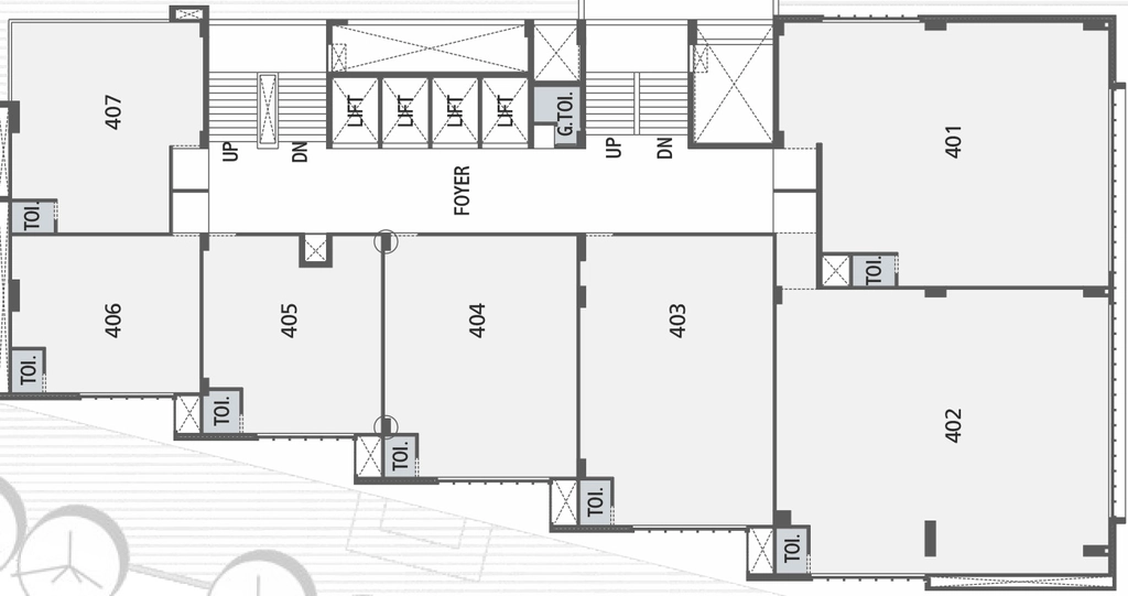 Floor Plan of Binori BSquare 1 in Ambli, Ahmedabad - Image 318792