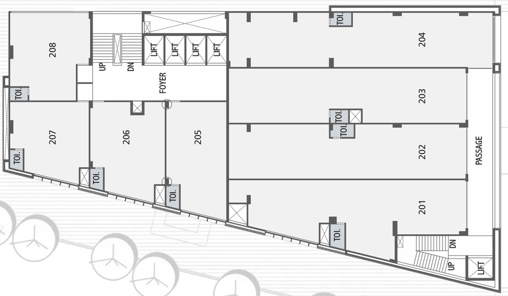 Floor Plan of Binori BSquare 1 in Ambli, Ahmedabad - Image 318793