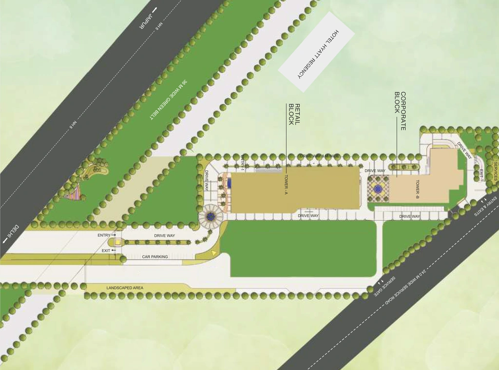 Master Plan of Orris Floreal Towers in Sector 83, Gurgaon - Image 366116