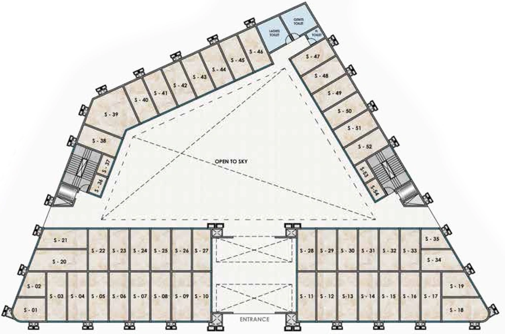 Floor Plan of Signature Global Signum 79 in Sector 79, Gurgaon - Image 366496