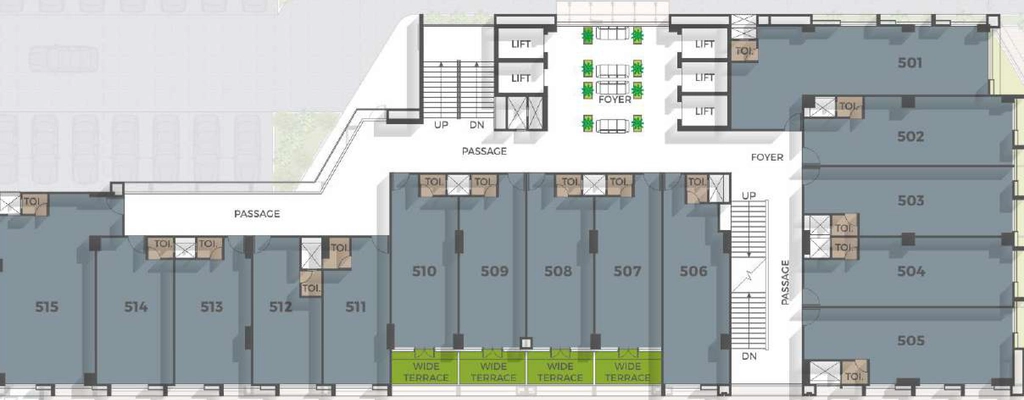 Floor Plan of Elite Magnum in Ghatlodiya, Ahmedabad - Image 315483