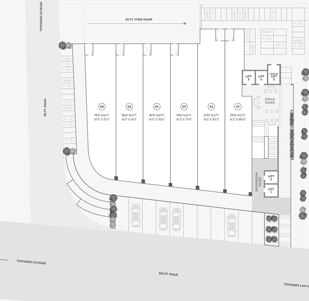 Master Plan of D and C Majestic in Ellisbridge, Ahmedabad - Image 318662