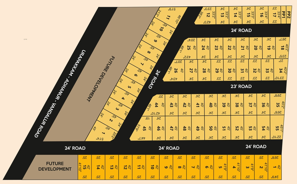 Master Plan of Value Serasa Fortune in Mannivakkam, Chennai - Image 321483