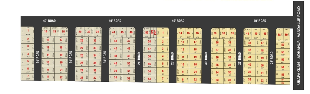 Master Plan of Value Serasa Destiny in Mannivakkam, Chennai - Image 321509