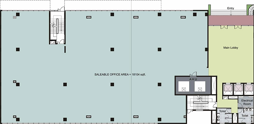 Floor Plan of Unitech Signature Towers 2 in Sector 15, Gurgaon - Image 368960