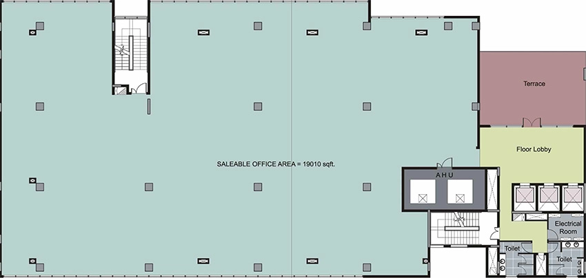 Floor Plan of Unitech Signature Towers 2 in Sector 15, Gurgaon - Image 368961