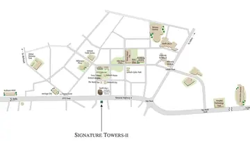 Location of Unitech Signature Towers 2 - Image 368959