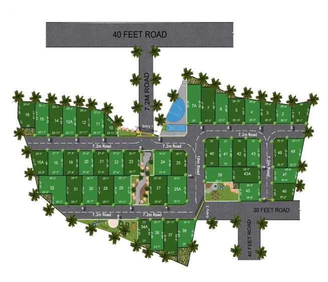 Master Plan of Felixa Maplewood in Navalur, Chennai - Image 323791