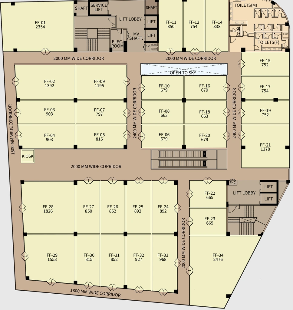 Floor Plan of SS Strada in Sector 84, Gurgaon - Image 317370