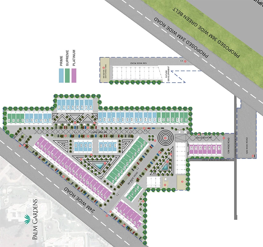 Master Plan of Emaar Business District 83 in Sector 83, Gurgaon - Image 366551