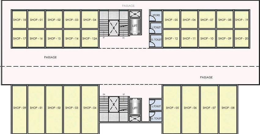 Floor Plan of Signature Signum Plaza in Sohna Road, Gurgaon - Image 368928