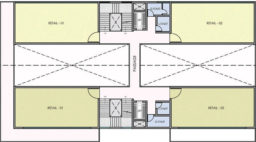 Floor Plan of Signature Signum Plaza in Sohna Road, Gurgaon - Image 368926