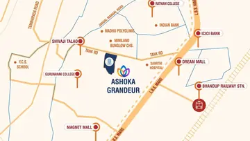 Location of Ashoka Grandeur - Image 35049