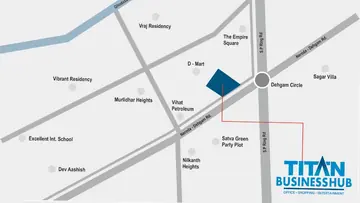 Location of Pavan Titan Business Hub - Image 351877