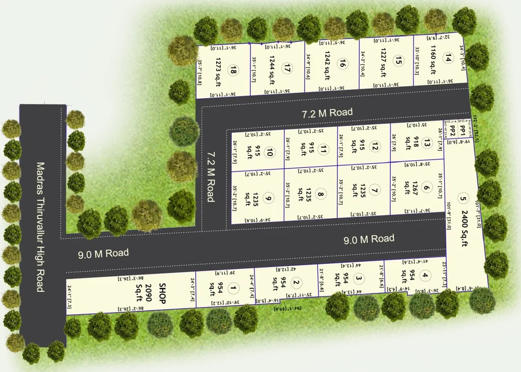 Master Plan of Minnath Flora in Siruseri, Chennai - Image 321676