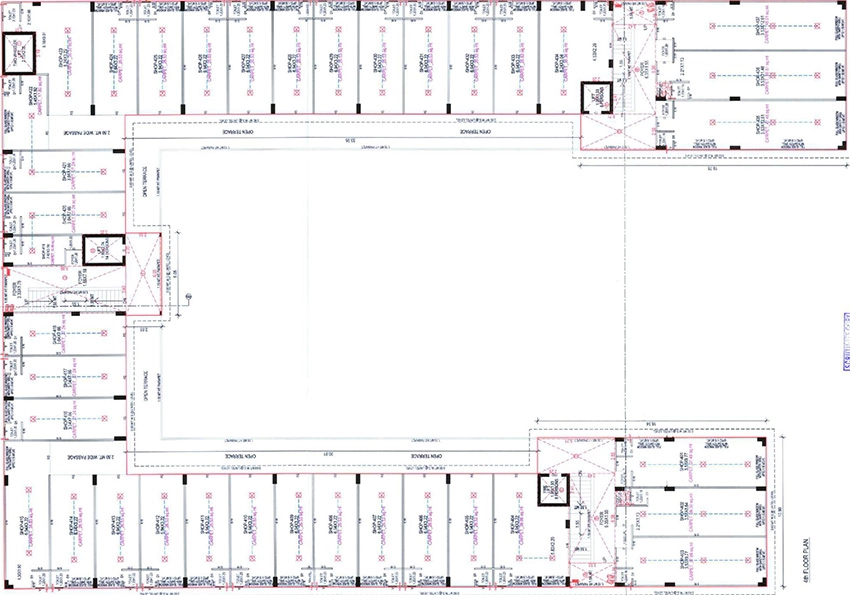 Floor Plan of Orange Paarijat Commercial Hub in Daskroi, Ahmedabad - Image 351701